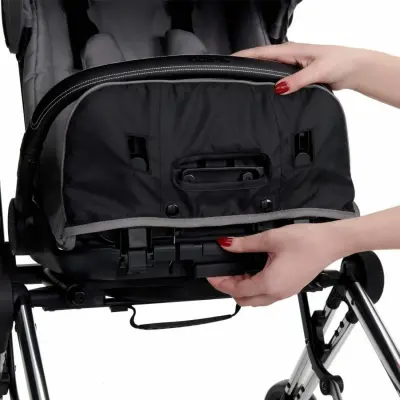 Kraft Tokyo Çift Yönlü Kullanılabilen 360 Travel Sistem Bebek Arabası Burgundy - 30