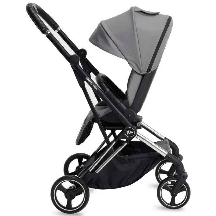 Kraft Tokyo Çift Yönlü Kullanılabilen 360 Travel Sistem Bebek Arabası Burgundy - 10