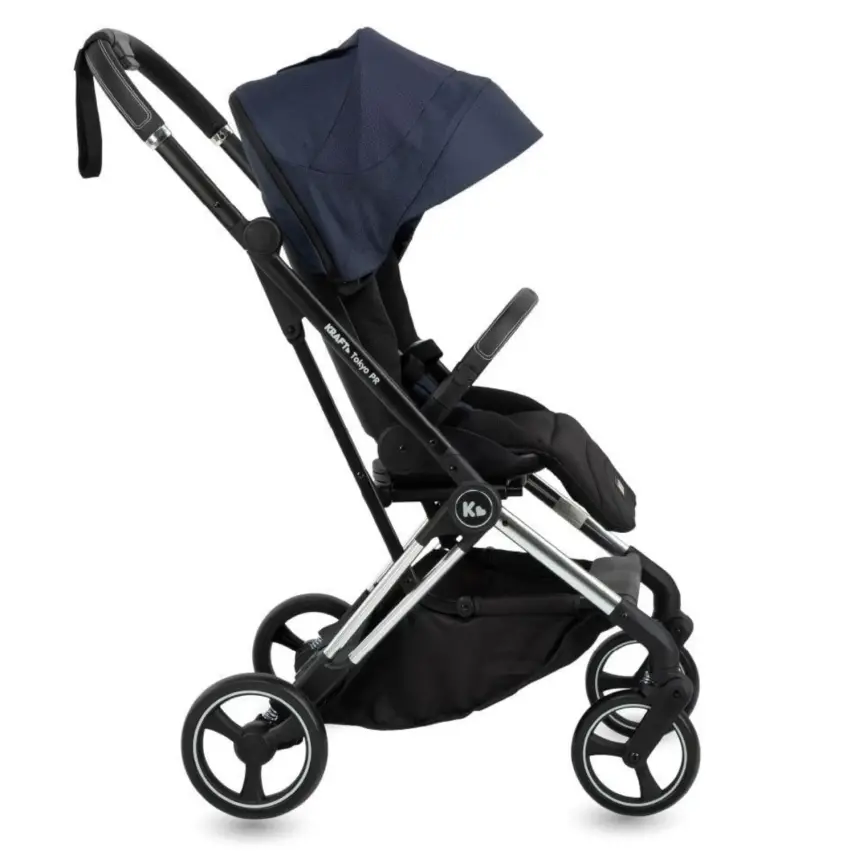 Kraft Tokyo Pr Çift Yönlü Kullanılabilen Travel - Seyahat Sistem Bebek Arabası Navy Blue - 9
