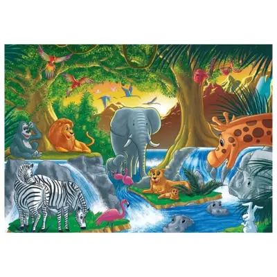 KS Games Animal in the wild Jumbo Puzzle 24 Parça - 2