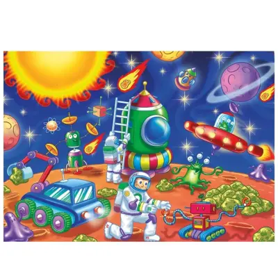 KS Games Space Explorers Jumbo Puzzle 24 Parça - 2