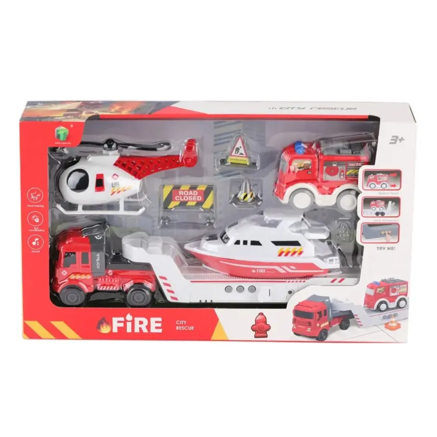 Kutulu 4-Araçlı Taşıyıcı Tır - 1