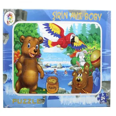 Laço Kids Frame Puzzle Şirin Ayı