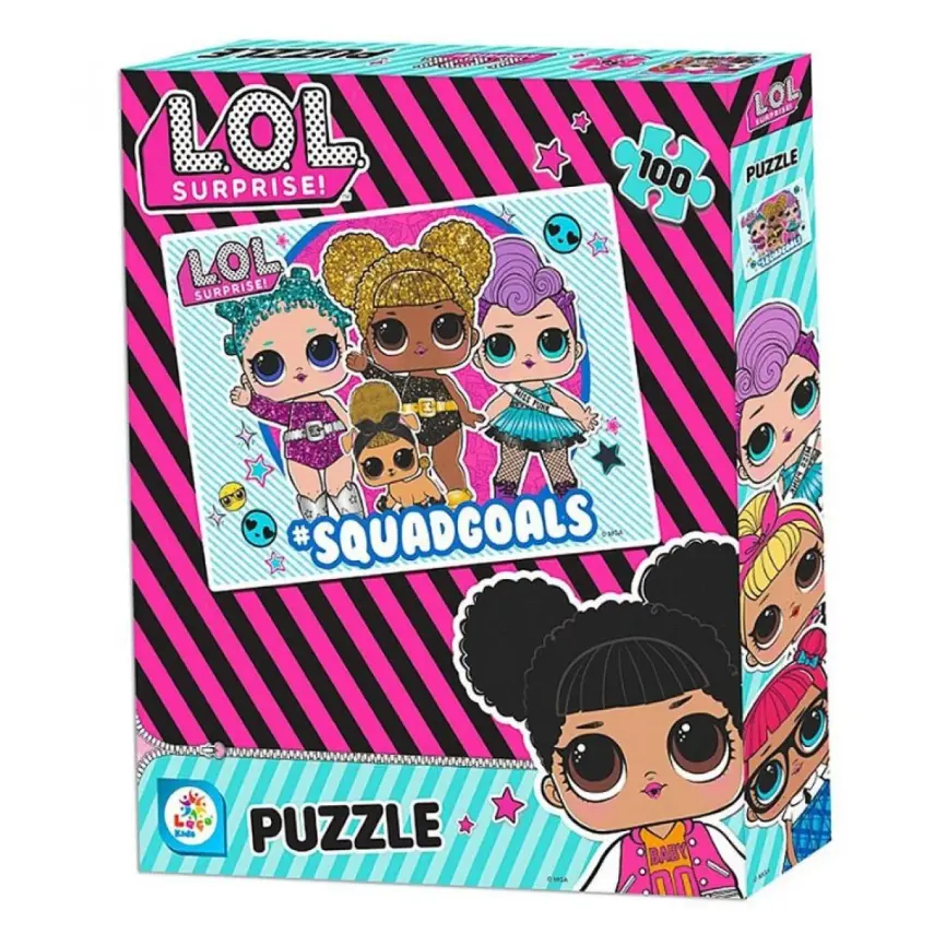 Laço Kids Lol 100 Parça Kutu Puzzle  - 2