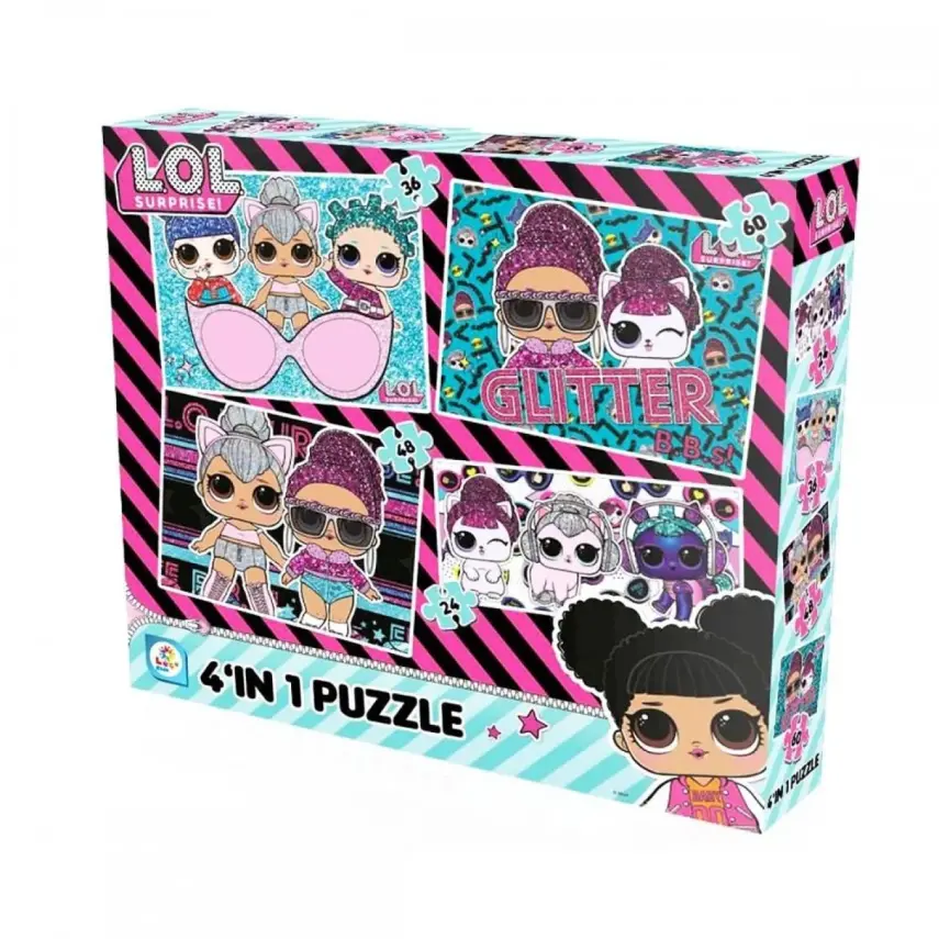 Laço Kids Lol 4 in 1 Puzzle - 1