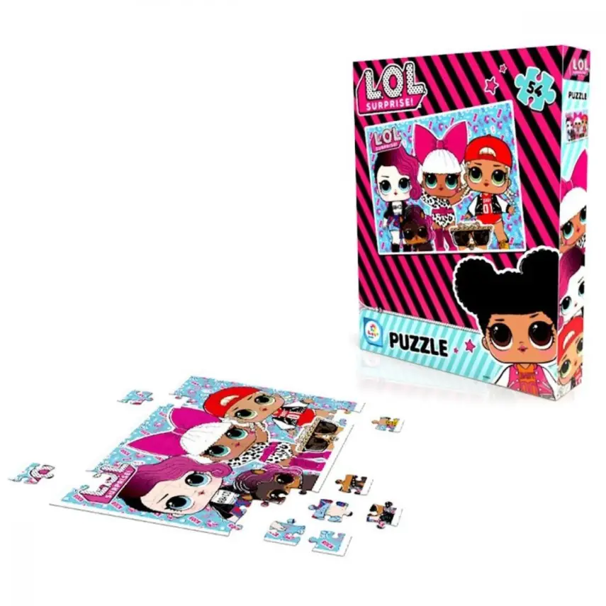 Laço Kids Lol 54 Parça Kutu Puzzle - 1