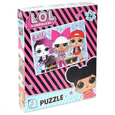 Laço Kids Lol 54 Parça Kutu Puzzle (1)