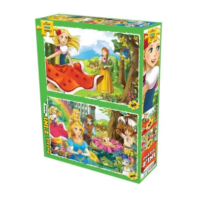 Laço Kids Prenses ve Arkadaşları 2in1 Puzzle
