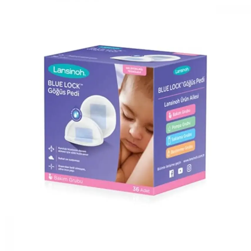 Lansinoh Blue Lock Göğüs Pedi 36lı - 17