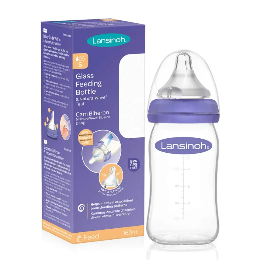 Lansinoh Cam Biberon 160 ml - 1