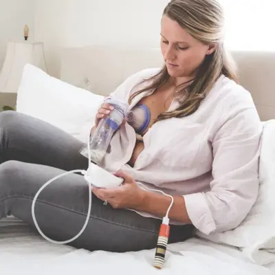 Lansinoh Çiftli Elektrikli Göğüs Pompası+ Süt Saklama Poşeti 50li - 8