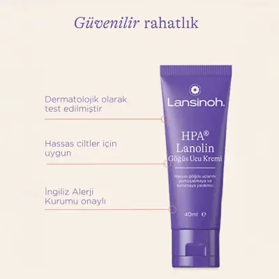 LANSINOH Göğüs Ucu Çatlak Kremi 40ml - 9