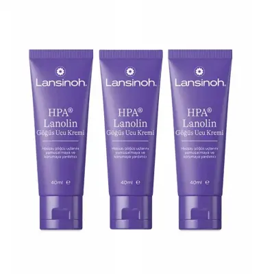 Lansinoh Lanolin Göğüs Ucu Kremi 40 ml x 3 Adet - 1