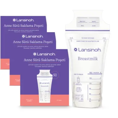Lansinoh Süt Saklama Poşeti 50li x 3 Adet 