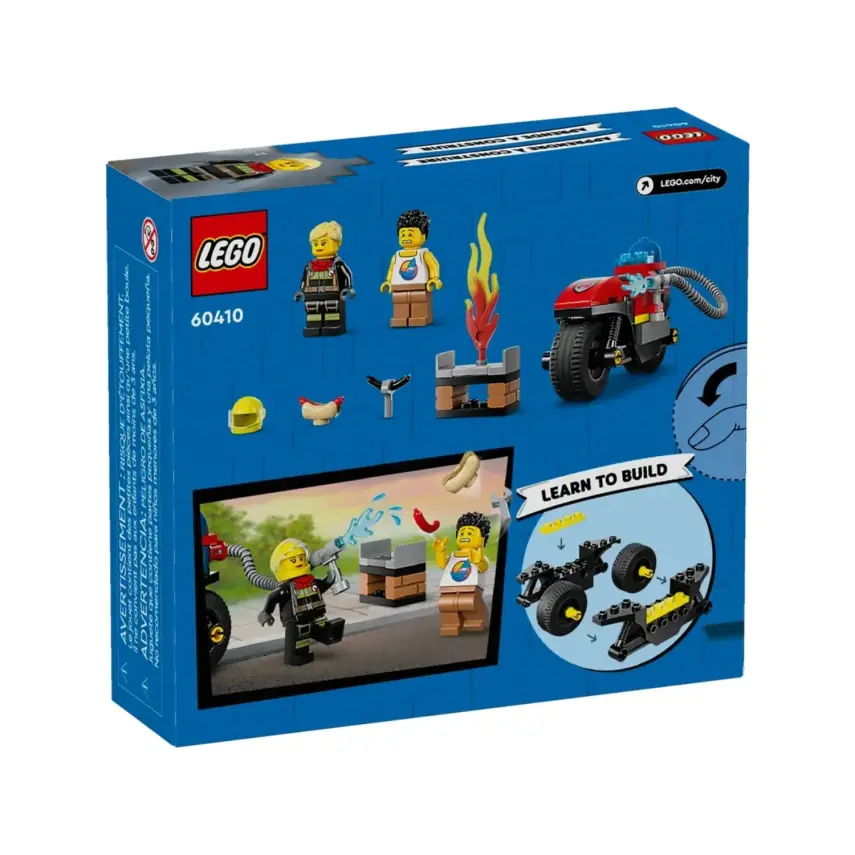 LEGO City İtfaiye Kurtarma Motosikleti 60410  - 5