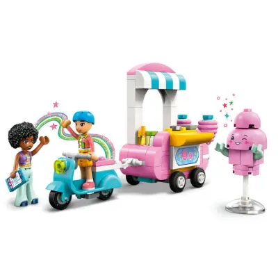 LEGO Friends Pamuk Şeker Standı ve Scooter 42643  - 3