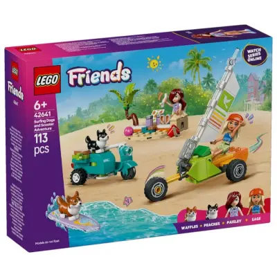 LEGO Friends Sörfçü Köpekler ve Scooter Macerası 42641