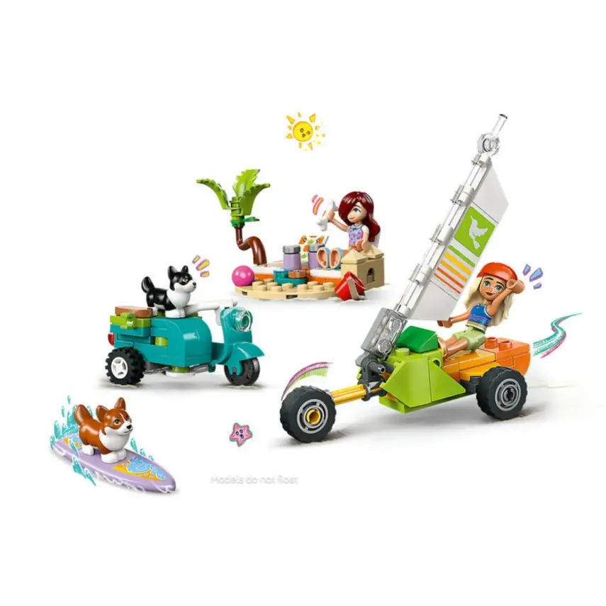 LEGO Friends Sörfçü Köpekler ve Scooter Macerası 42641  - 3
