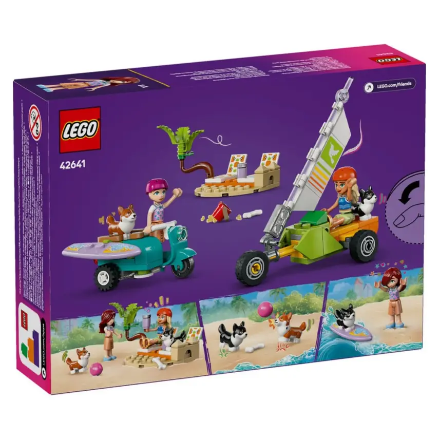 LEGO Friends Sörfçü Köpekler ve Scooter Macerası 42641  - 7