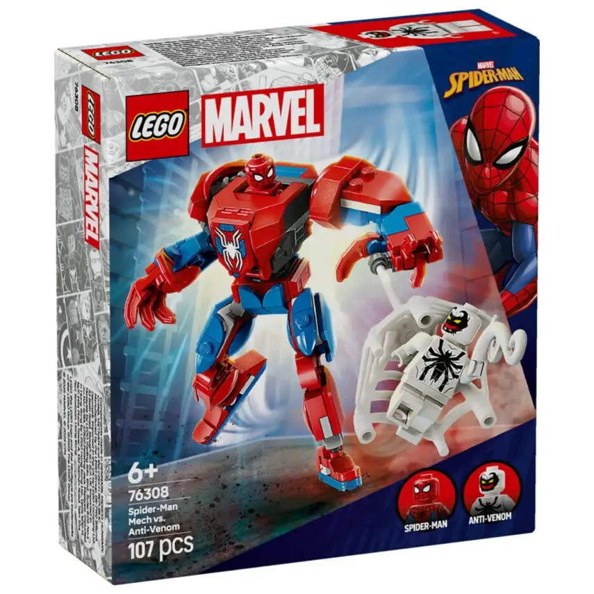 LEGO Marvel Örümcek Adam Robotu, Anti Venom’a Karşı 76308 - 1