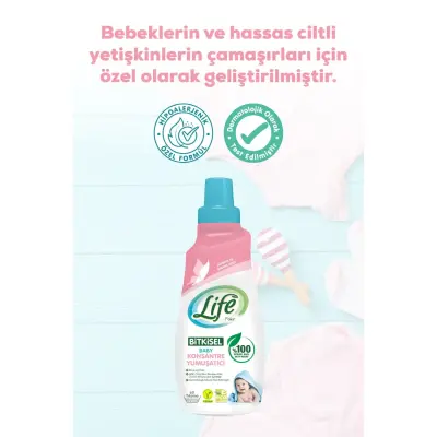 Life by Fakir Baby %100 Bitkisel Konsantre Yumuşatıcı 1500 ml - 5