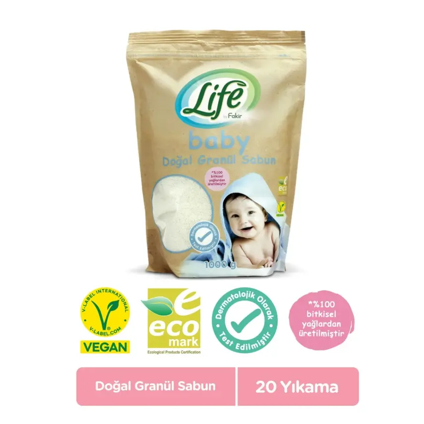 Life by Fakir Baby Doğal Granül Sabun 1000 gr - 10