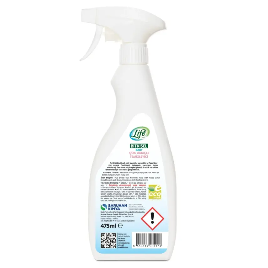 Life by Fakir Çok Amaçlı Temizleyici 475ml - 3