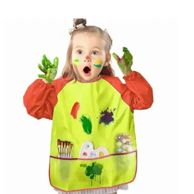 Lino Boyama Önlüğü 4-6 Yaş Su Geçirmez