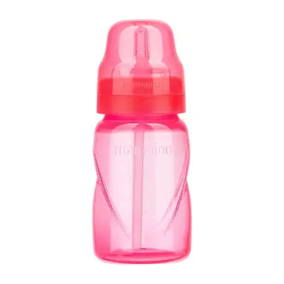 Mamajoo Akıtmaz Pipetli Bardak 270 ml Pembe
