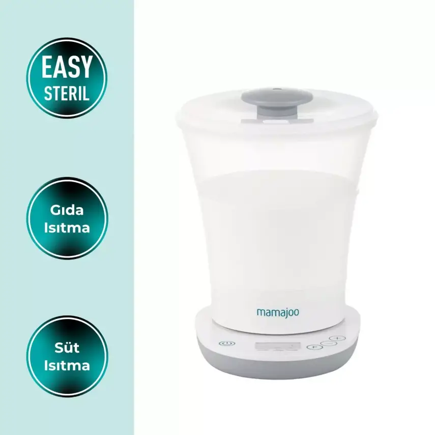 Mamajoo Buharlı Sterilizatör ve Mama Isıtıcı 3 in 1 - 2