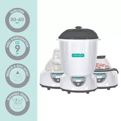 Mamajoo Buharlı Sterilizatör ve Mama Isıtıcı 5 İşlevli - 2