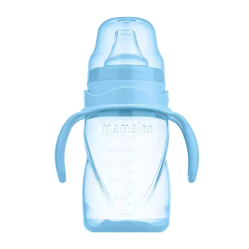 Mamajoo Kulplu Akıtmaz Eğitici Bardak 270 ml&Anti-Kolik Uç Powder Blue - 1