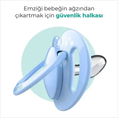 Mamajoo Ortodontik Silikon Emzik Sterilizasyon & Saklama Kutusu 6Ay+ Powder Blue 2li - 5