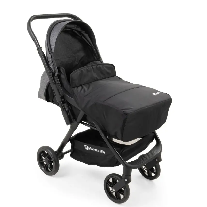 Mamma Mia Double Way Çift Yönlü Bebek Arabası Antrasit - 9