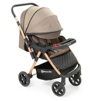 Mamma Mia Double Way Çift Yönlü Bebek Arabası Gold - 6