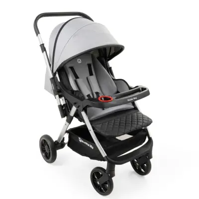 Mamma Mia Double Way Çift Yönlü Bebek Arabası Gri - 5