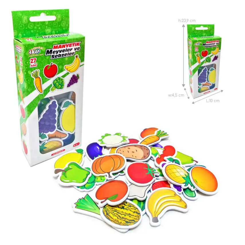 Manyetik Meyve Sebzeler - 1