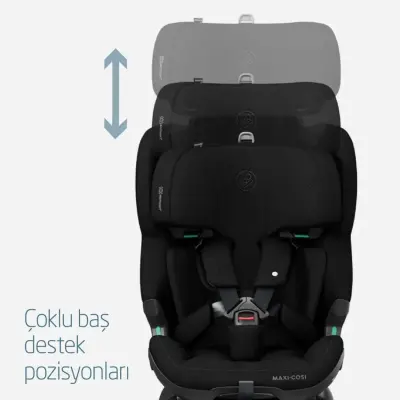 Maxi-Cosi Emerald 360 Pro I-size Araç Dışına Çıkabilen Isofix'li Dönebilir Yatabilir Slidetech Oto Koltuğu 0-36 Kg Authentic Black - 10