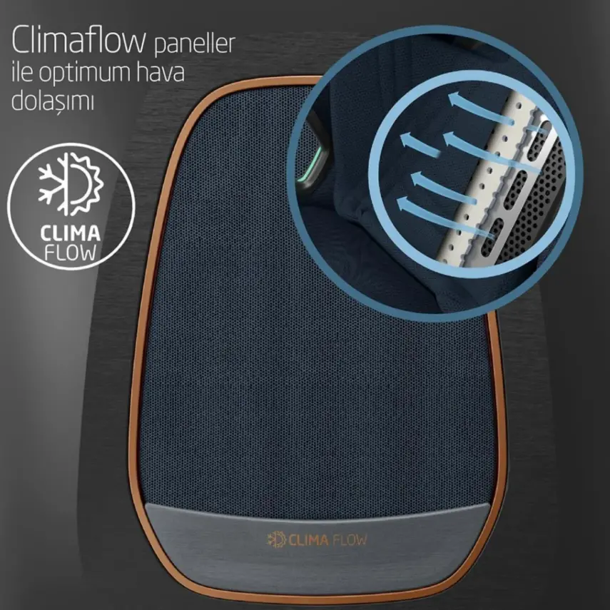 Maxi-Cosi Emerald 360 Pro I-size Araç Dışına Çıkabilen Isofix'li Dönebilir Yatabilir Slidetech Oto Koltuğu 0-36 Kg Authentic Blue - 9