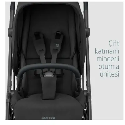 Maxi-Cosi Leona2 Bebek Arabası Essential Black - 9