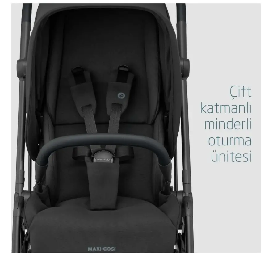 Maxi-Cosi Leona2 Bebek Arabası Essential Black - 9