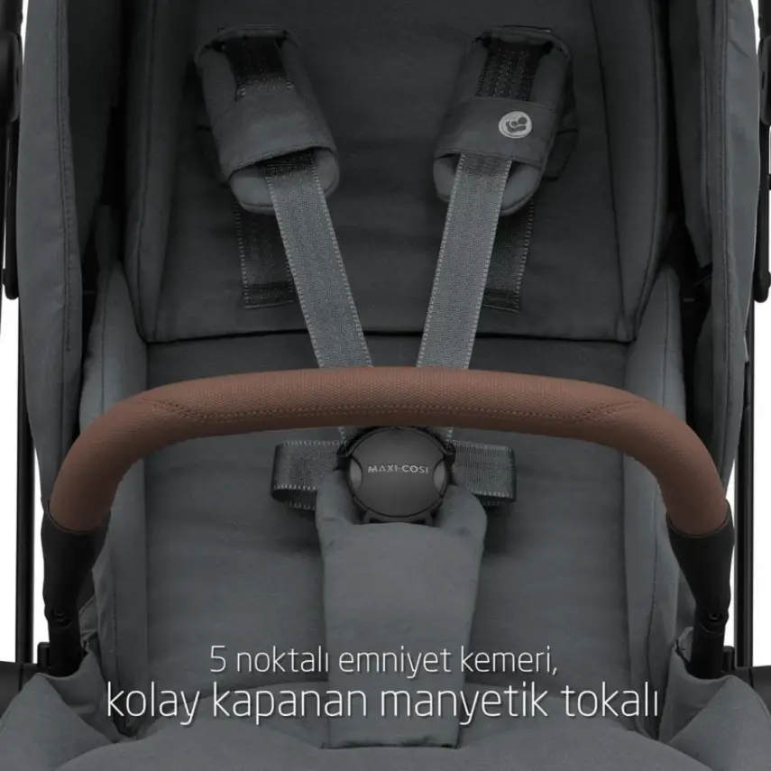 Maxi-Cosi Leona2 Çift Yönlü Tek Elle Katlanabilir Bebek Arabası Twillic Graphite - 12