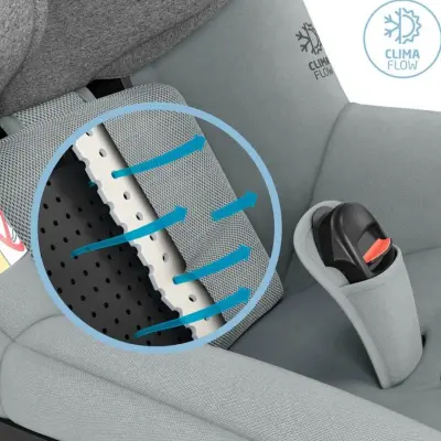 Maxi-Cosi Mica Pro Eco I-Size ADAC'lı Isofix'li 360 Dönebilir Yatabilir 0-18 kg Bebek Oto Koltuğu Authentic Grey (1)