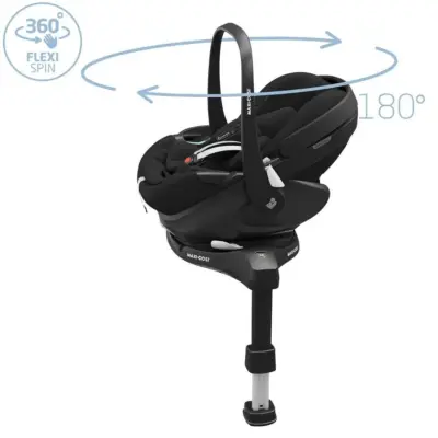 Maxi-Cosi Pebble 360 SlideTech Tam Yatabilen Oto Koltuğu 0-13 Kg Essential Black - 9