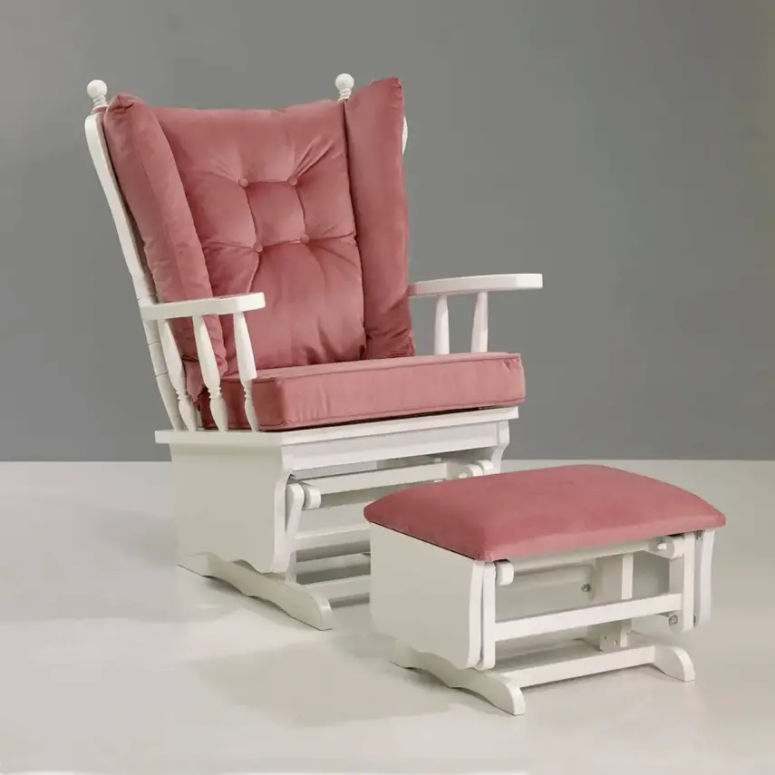 Meltem Kids Emzirme Koltuğu- Markizi Beyaz Pudra Pembe - 1