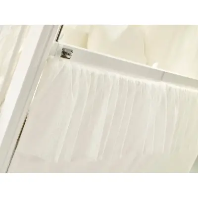 Meltem Kids Kral Beşik 60X120 Cm Beyaz - Ekru Beyaz - 4