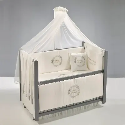 Meltem Kids Mia Beşik 60X120 Gri-Angel (1)