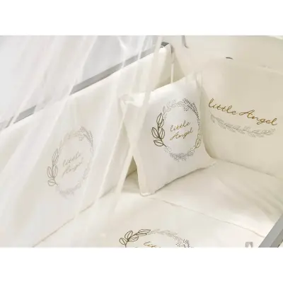 Meltem Kids Mia Beşik 60X120 Gri-Angel - 5