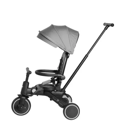 Merkür Bebe 9in1 Hawk Üç Tekerlekli Bebek ve Çocuk Bisikleti Gri (1)