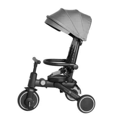 Merkür Bebe 9in1 Hawk Üç Tekerlekli Bebek ve Çocuk Bisikleti Gri - 10